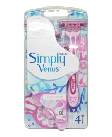 Gillette Simply Venus ( 3 قطع) شفرات حلاقة نسائية