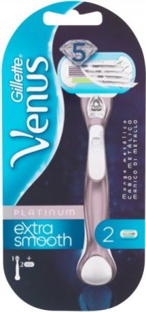 Gillette Venus Platinum ماكنة حلاقة جيليت فينوس بلاتينوم للنساء (1ماكنة + 2 شفرة)